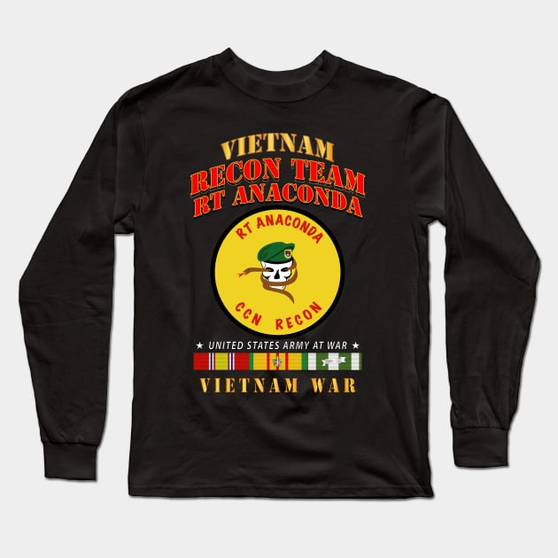 Recon Team - RT Anaconda - Vietnam War w VN SVC Long Sleeve T-Shirt by twix123844